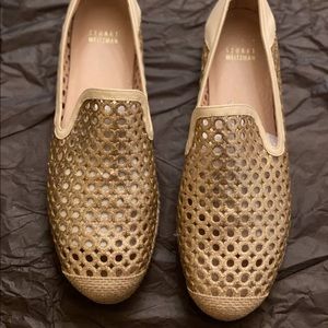 Stuart Weitzman Glitter Espadrilles